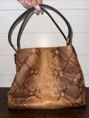Limited Edition Coach Phoebe Hobo Snakeskin Bag